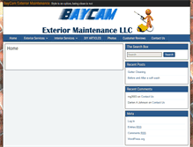 Tablet Screenshot of baycamexteriormaintenance.com